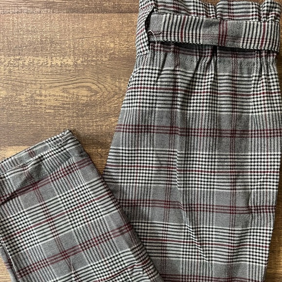 Plaid Straight Leg Fancy Pants - Picture 4 of 5